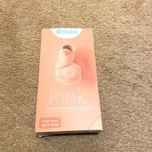 Owlet Sock Gen 2 (3 sizes 0-18 month) pink color